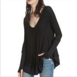 NWT Free People Laguna Thermal Top